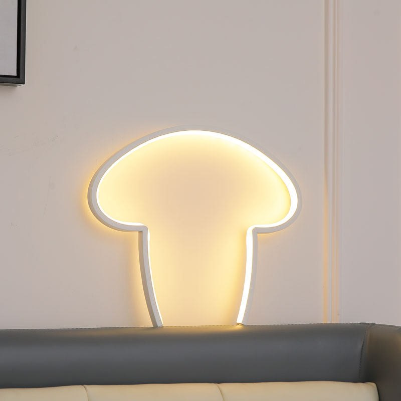 Contemporary Creative Line Mushroom Aluminium Silicone USB LED Table Lamp for Bedroom