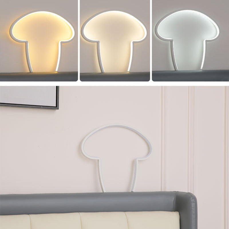 Contemporary Creative Line Mushroom Aluminium Silicone USB LED Table Lamp for Bedroom