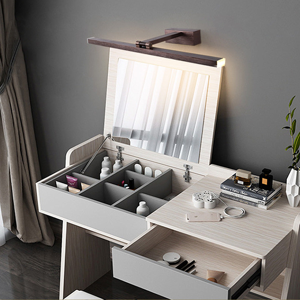 Contemporary Aluminum Simple Long Mirror Bathroom Wall Lighting