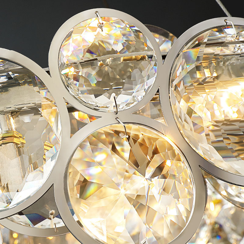 Unique Design Crystal Chrome Chandelier - Pendant Light