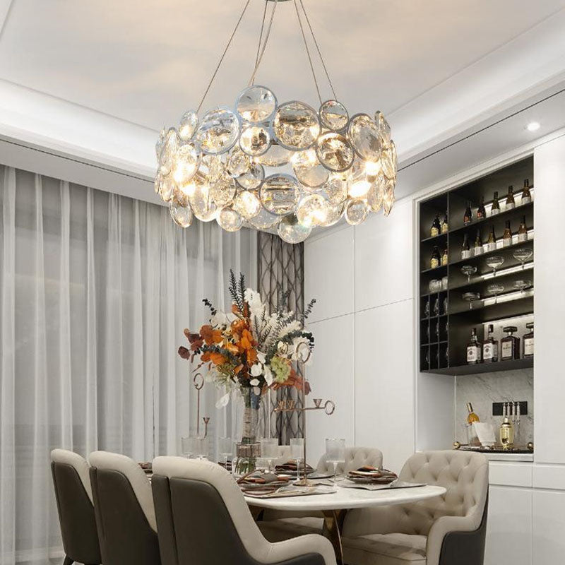 Unique Design Crystal Chrome Chandelier - Pendant Light