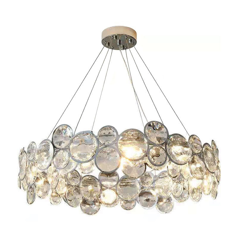 Unique Design Crystal Chrome Chandelier - Pendant Light