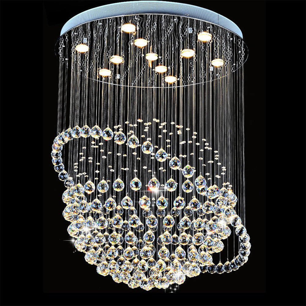 Modern Star Sphere Rain Drop Chandelier with Orbit