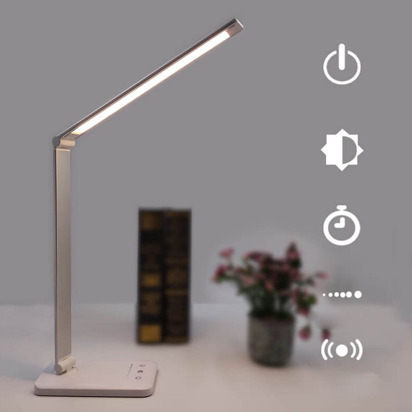 Collapsible Wireless Rechargeable LED Eye Protection Desk Lamp