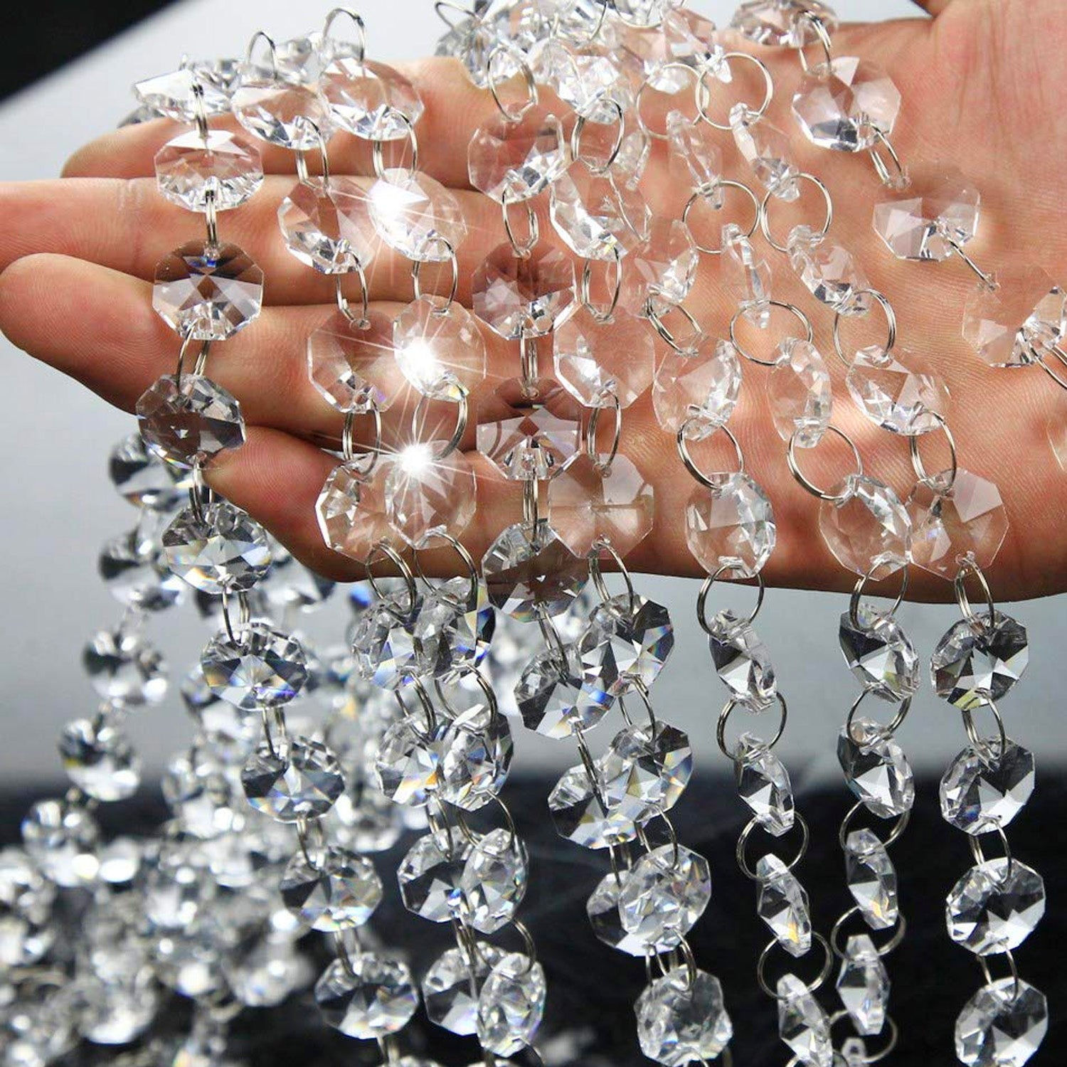 Clear Crystal Beads -  DIY Craft Jewelry Decoration