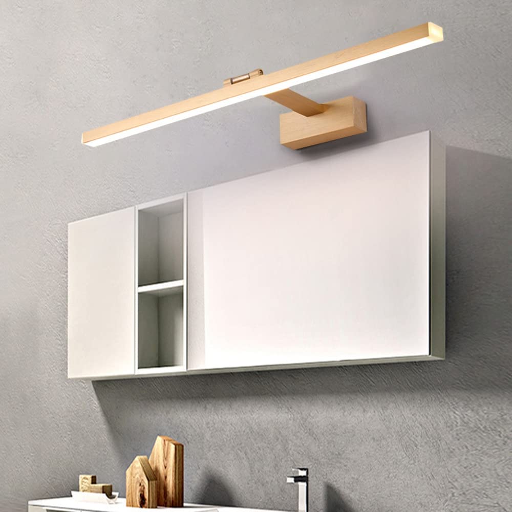 Contemporary Aluminum Simple Long Mirror Bathroom Wall Lighting