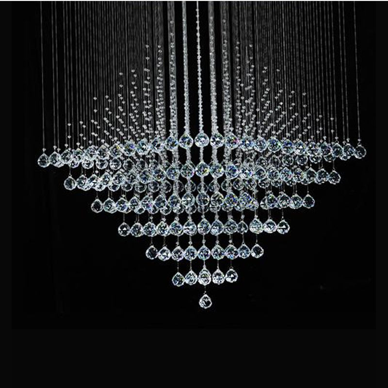 Diamond Shape Crystal Chandelier