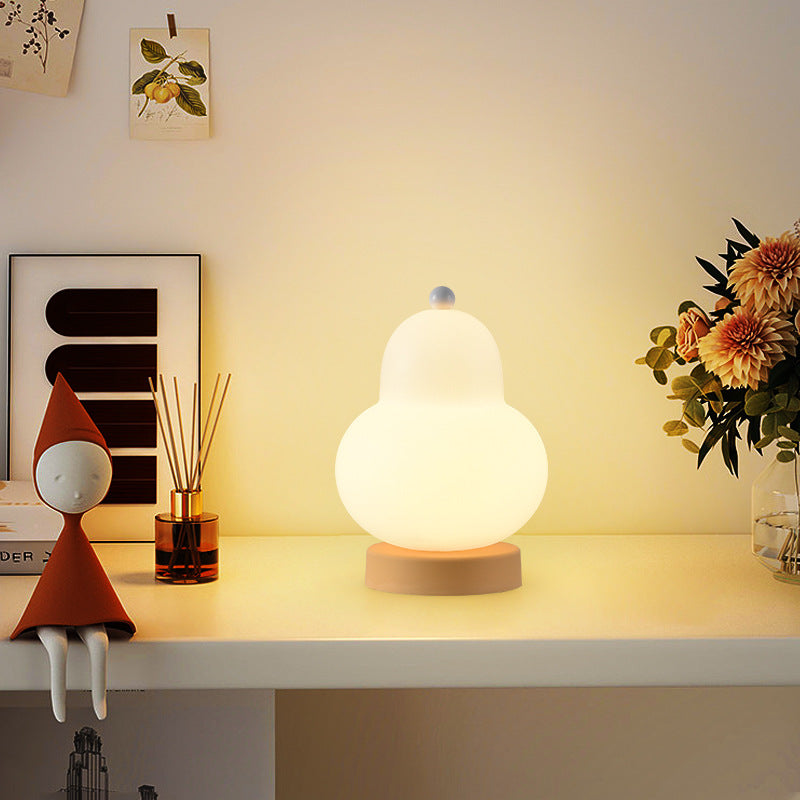 Contemporary Creative Pear Resin LED Table Lamp for Living Room