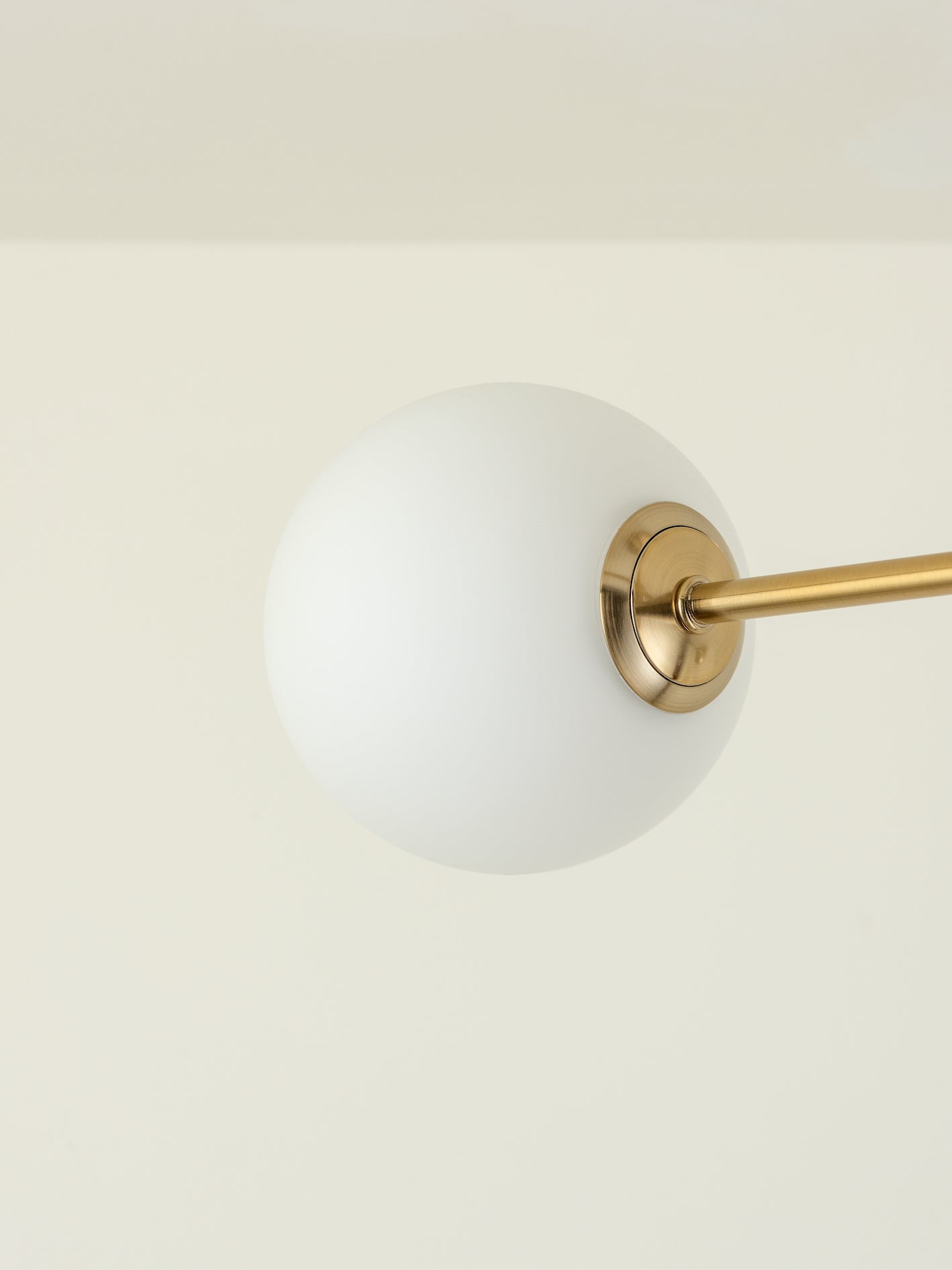 Chelso - 4 light brass and opal flush