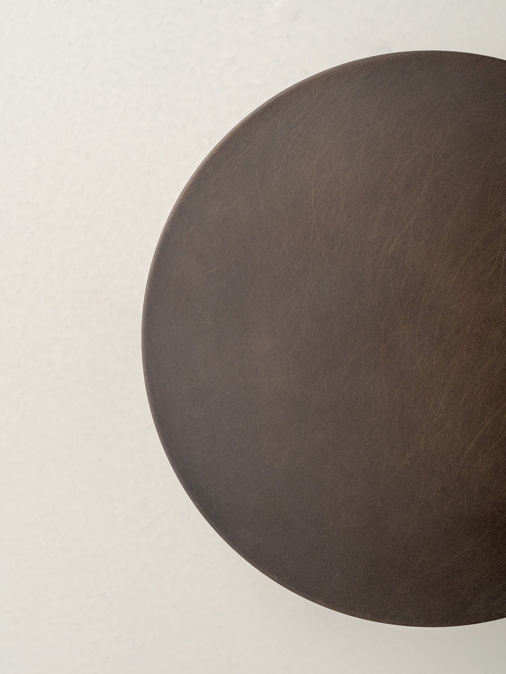 Santi - LED adjustable bronze disc wall light