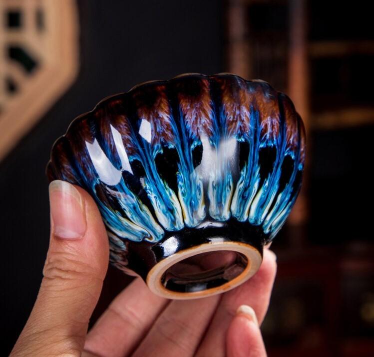 Elegant Glazed Tea Cup