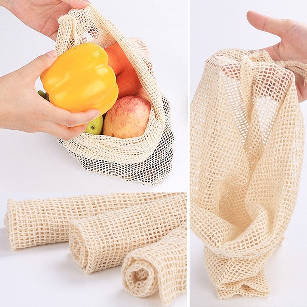 Cotton Mesh Produce Bag