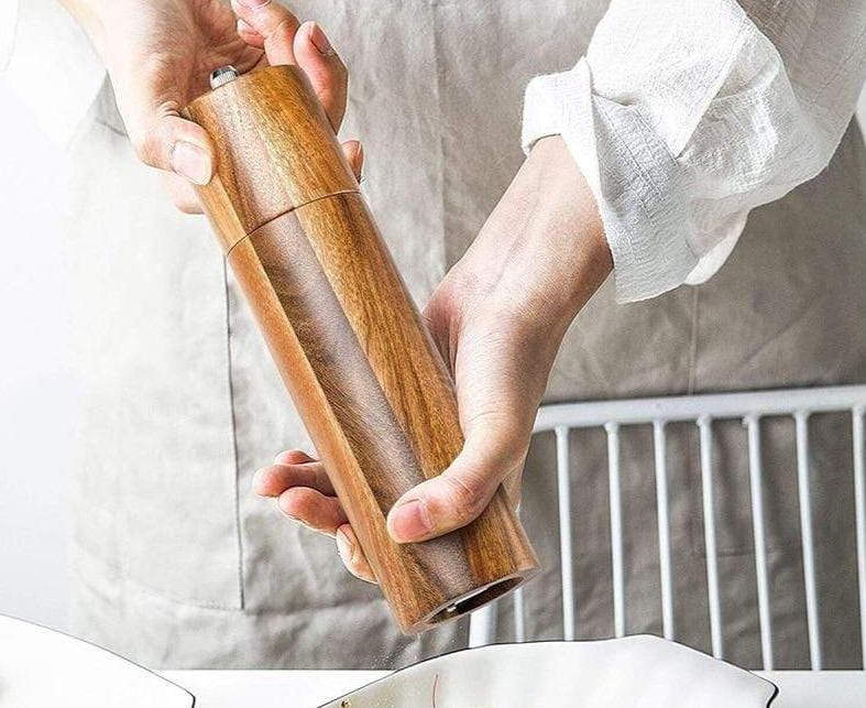 Acacia Wood Salt and Pepper Grinders