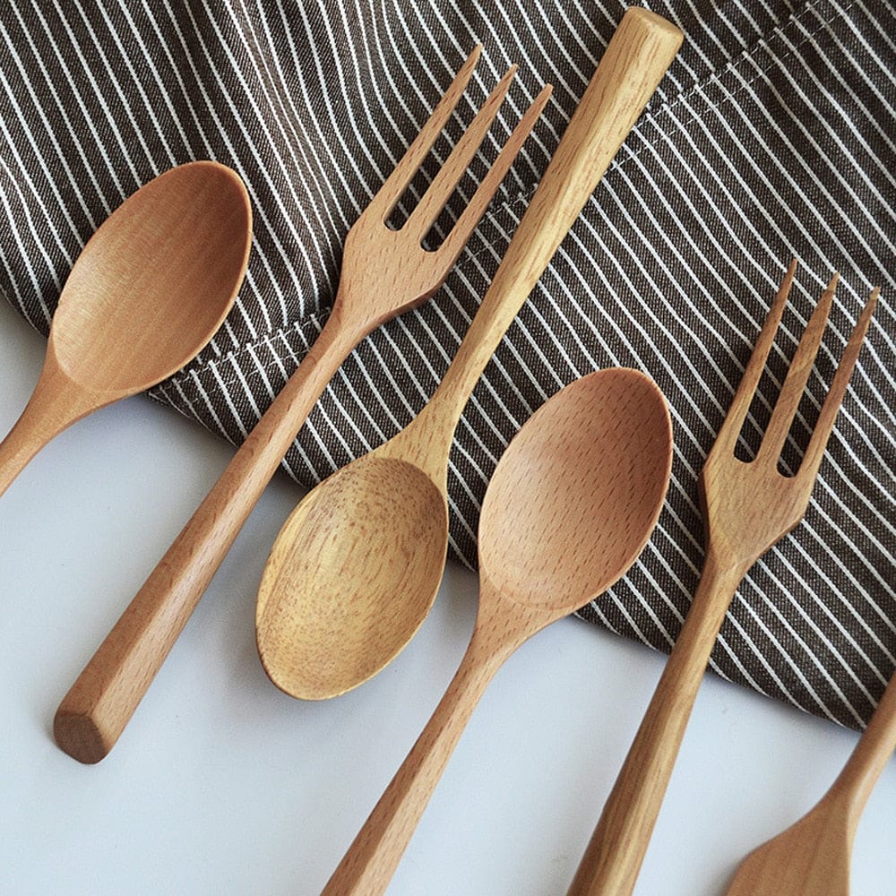 Beech Wood Cutlery