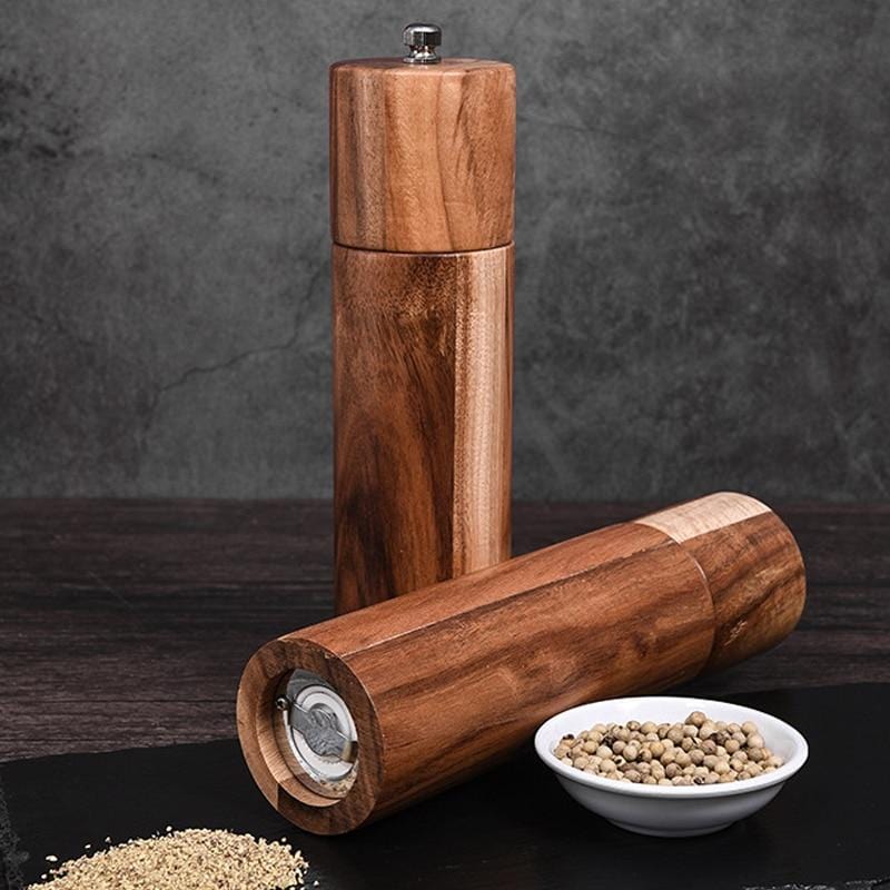 Acacia Wood Salt and Pepper Grinders