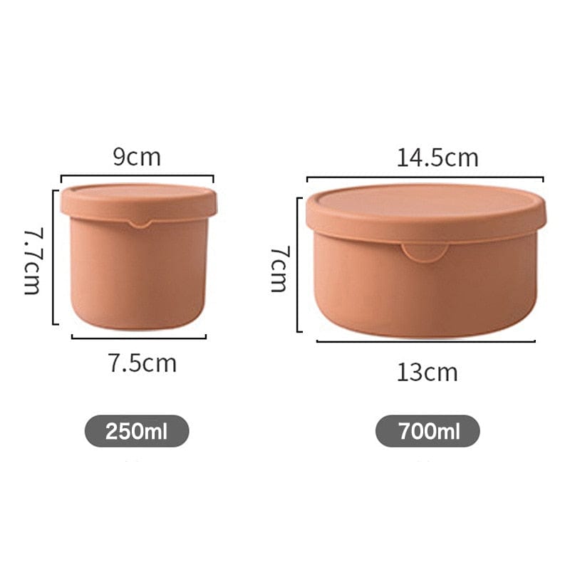 The Modern Series - Round Silicone Food Storage