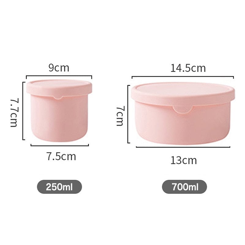 The Modern Series - Round Silicone Food Storage