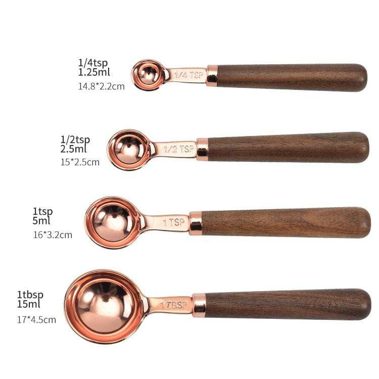 Copper Plated Measuring Set by Tilly