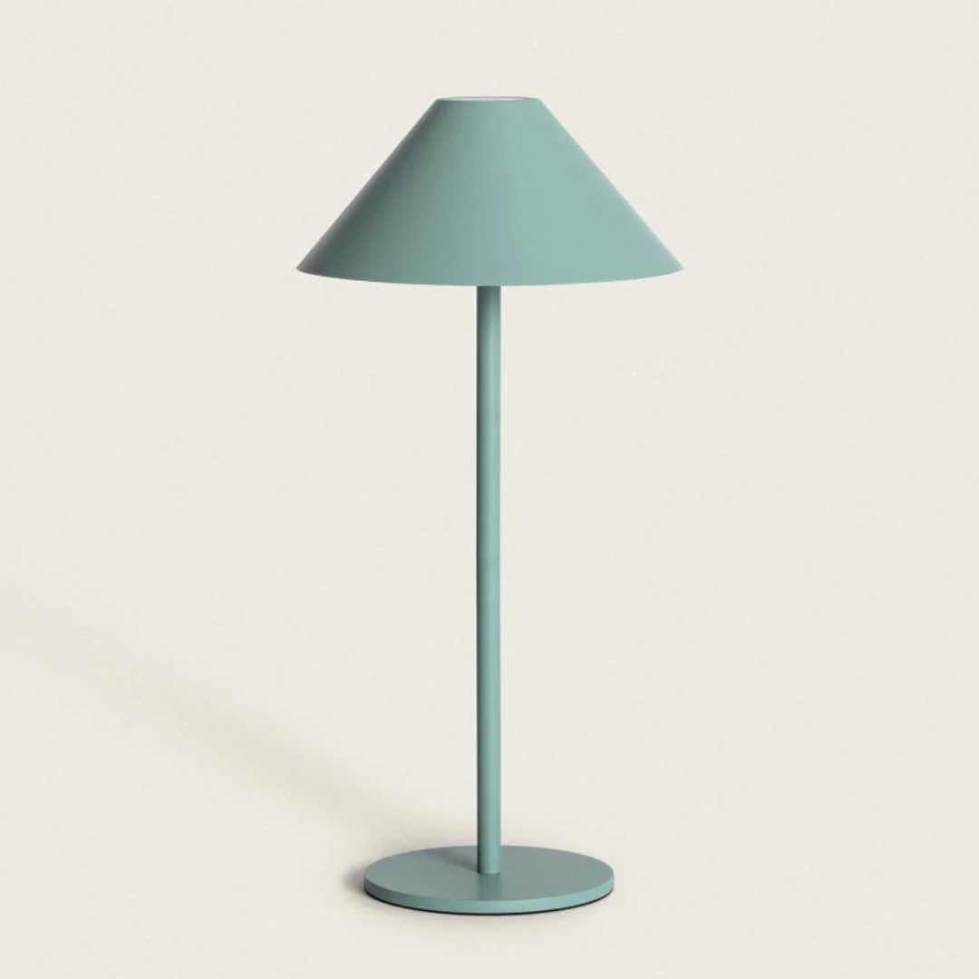 Green Atmospheric Cone Lamp