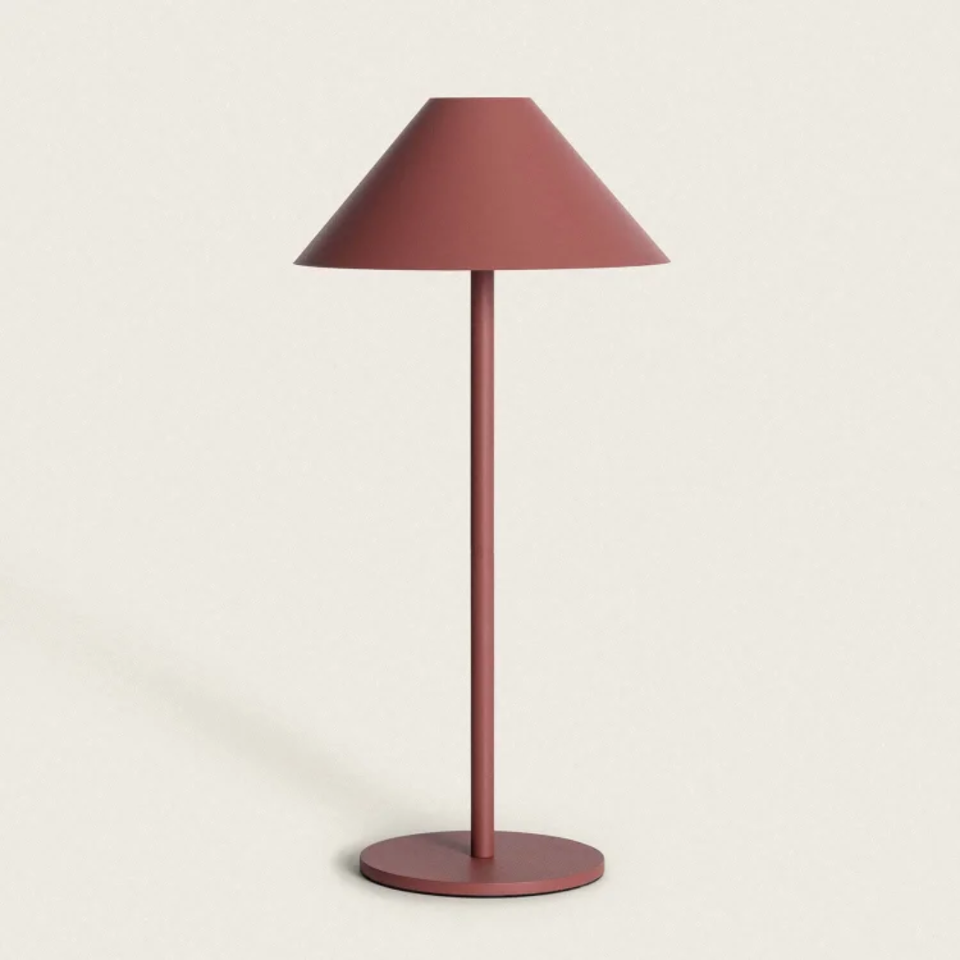 Terracotta Atmospheric Cone Lamp