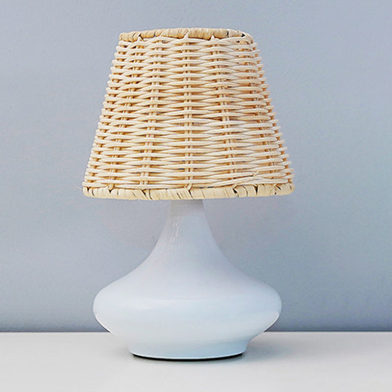 White Lampshade Table Lamp