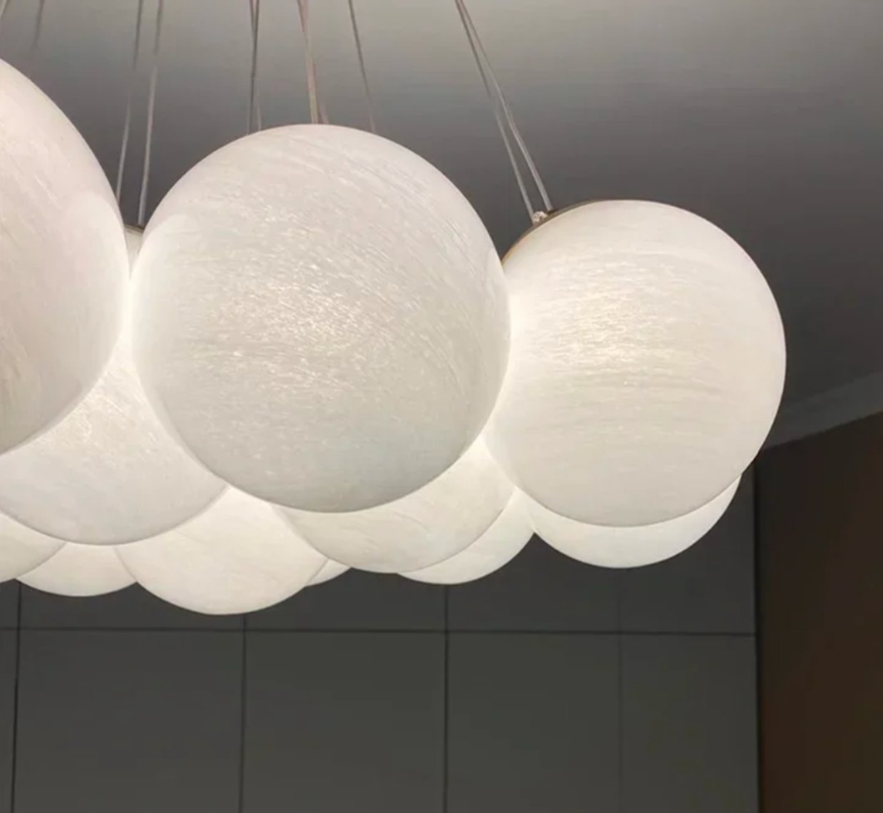 Blurred Bubbles Chandelier