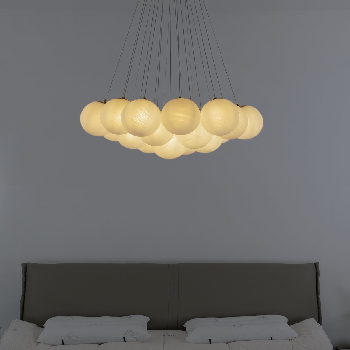 Blurred Bubbles Chandelier