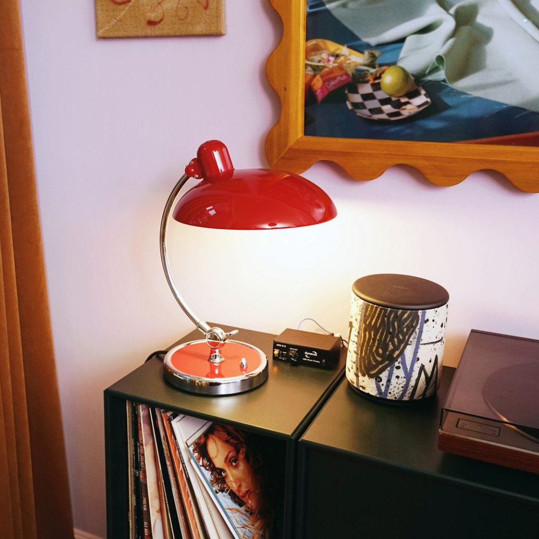 Red Table lamp