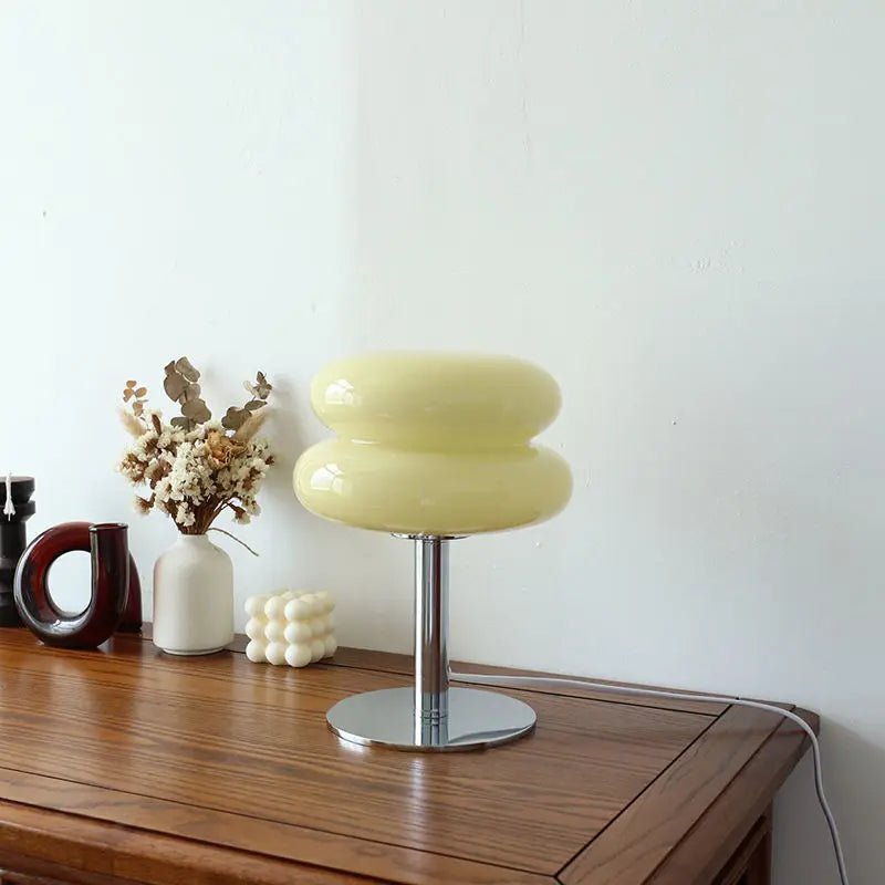 Beige Yellow Soothing Table Lamp