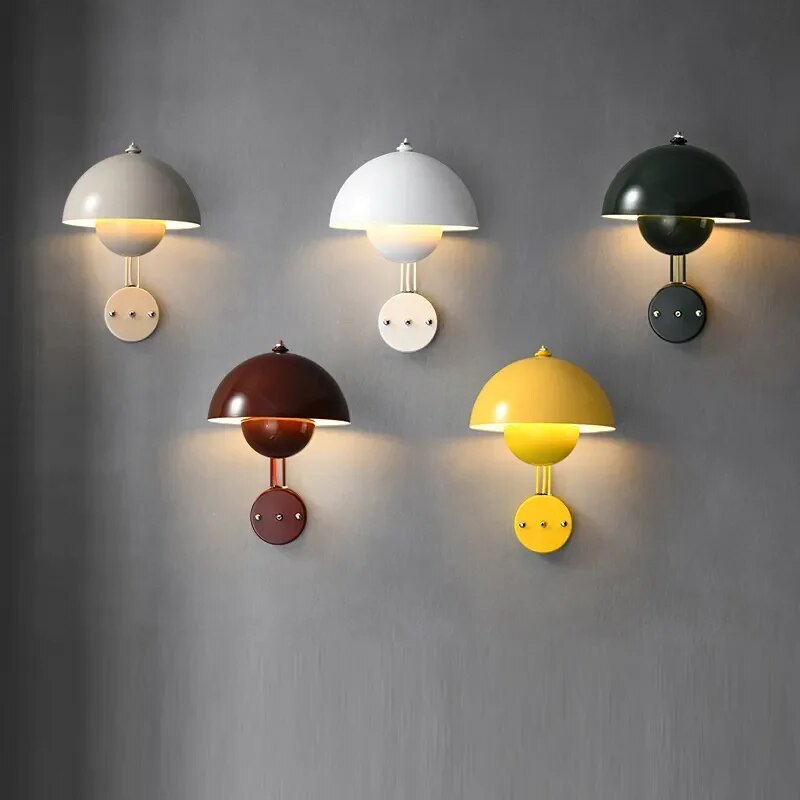 Nordic Mushroom Wall Lamp