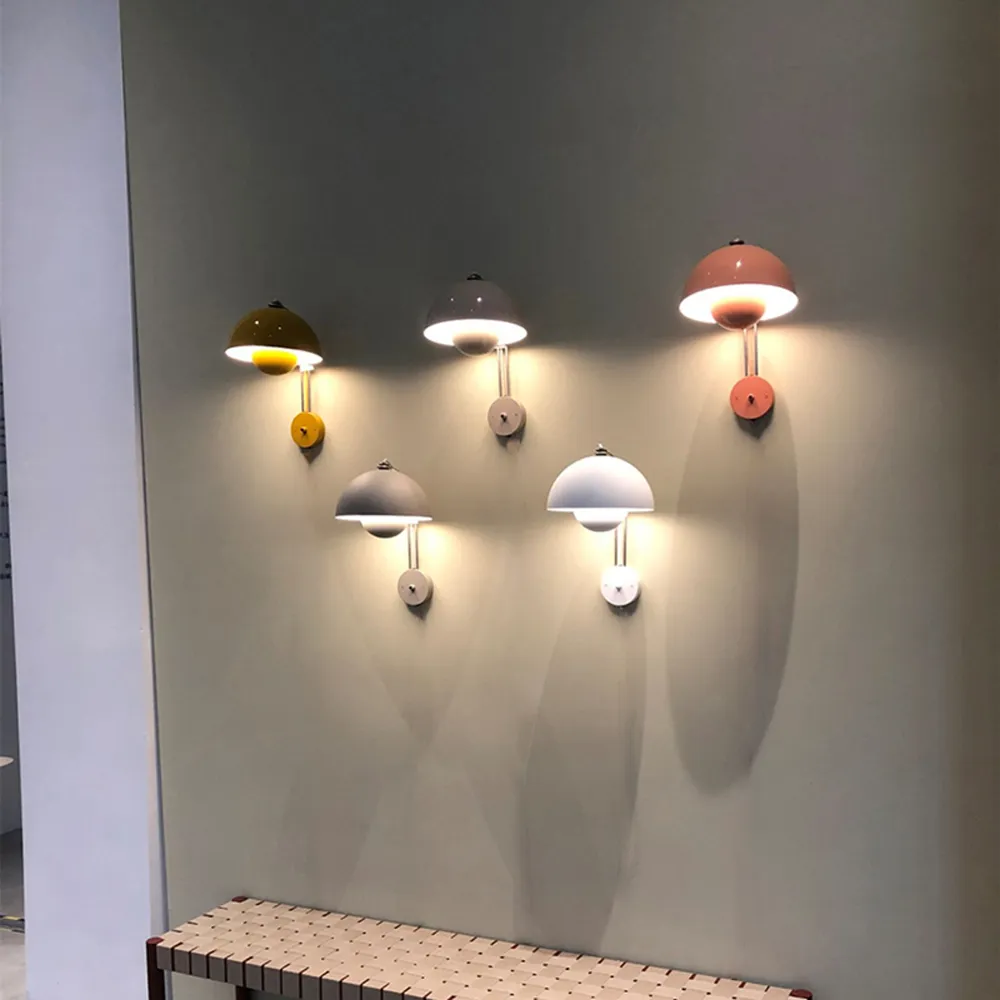 Nordic Mushroom Wall Lamp