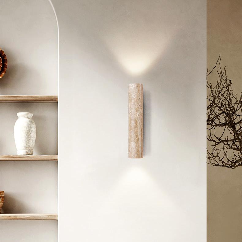 Travertine Wall Lamp