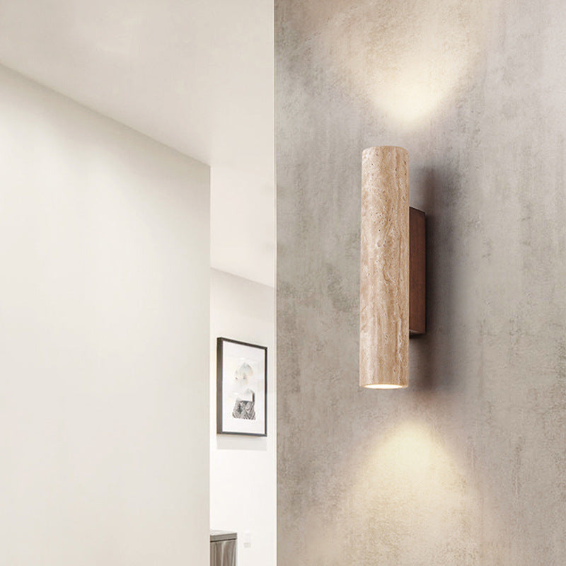 Travertine Wall Lamp