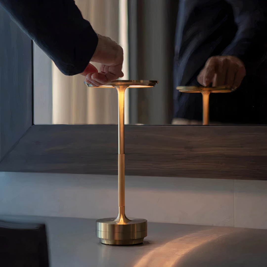 Gold Atmospheric Table Lamp