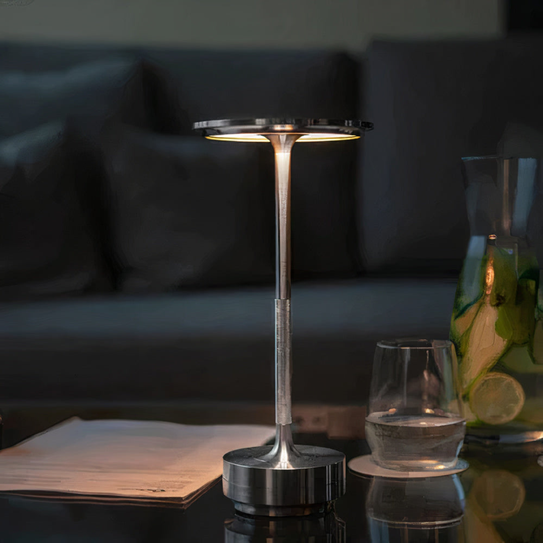 Silver Atmospheric Table Lamp