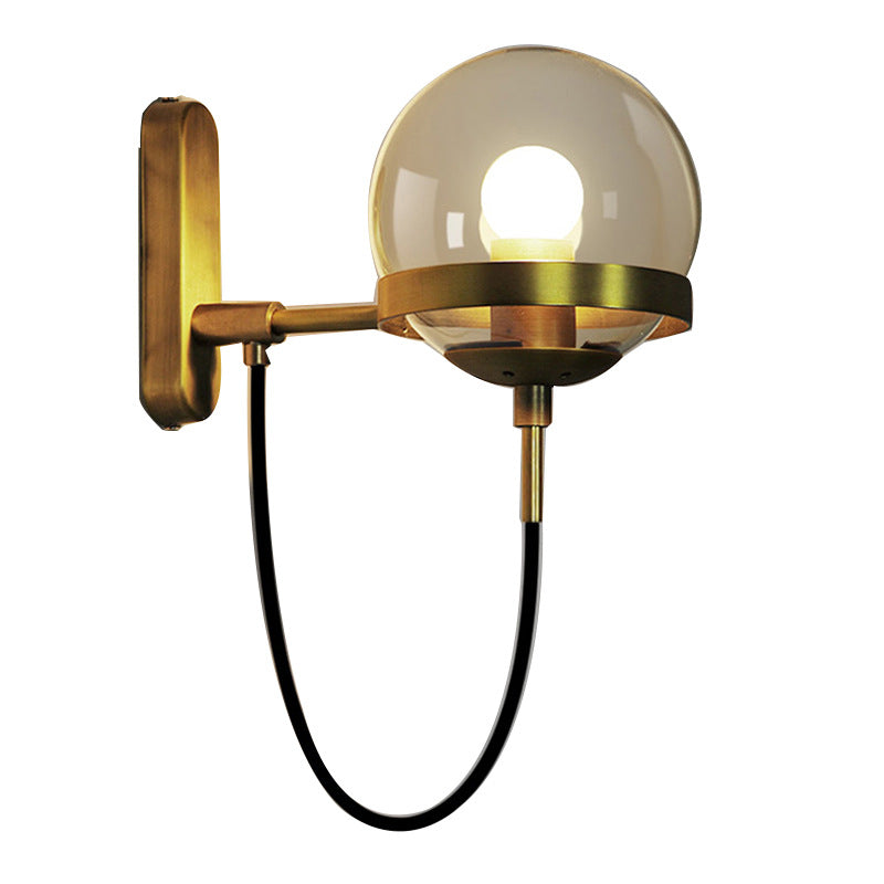 Gold Ball Wall Lamp