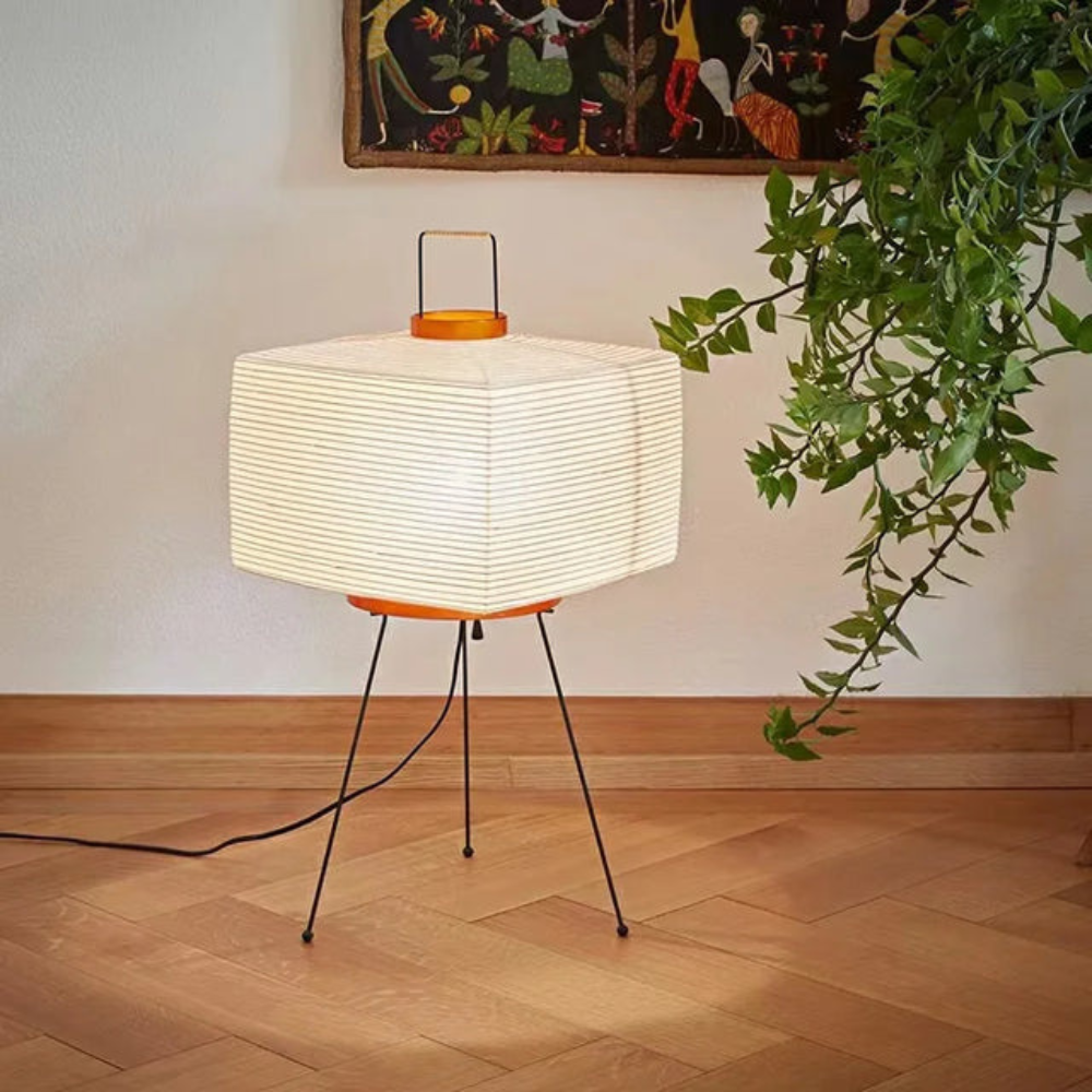 Japandi Paper Table Lamp