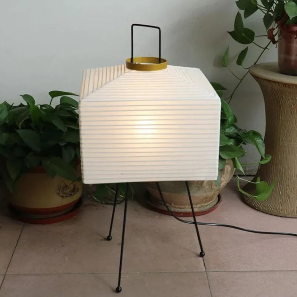 Japandi Paper Table Lamp