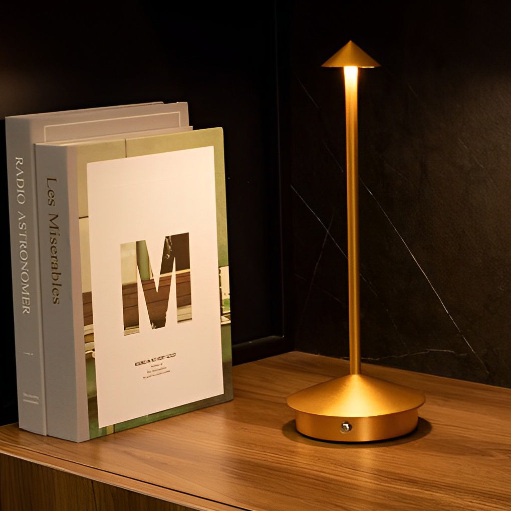 Gold Wireless Table Lamp