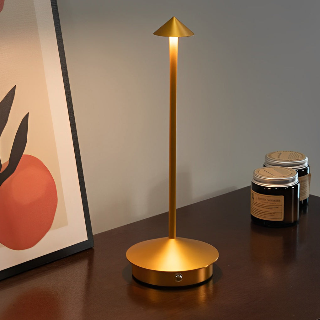 Gold Wireless Table Lamp