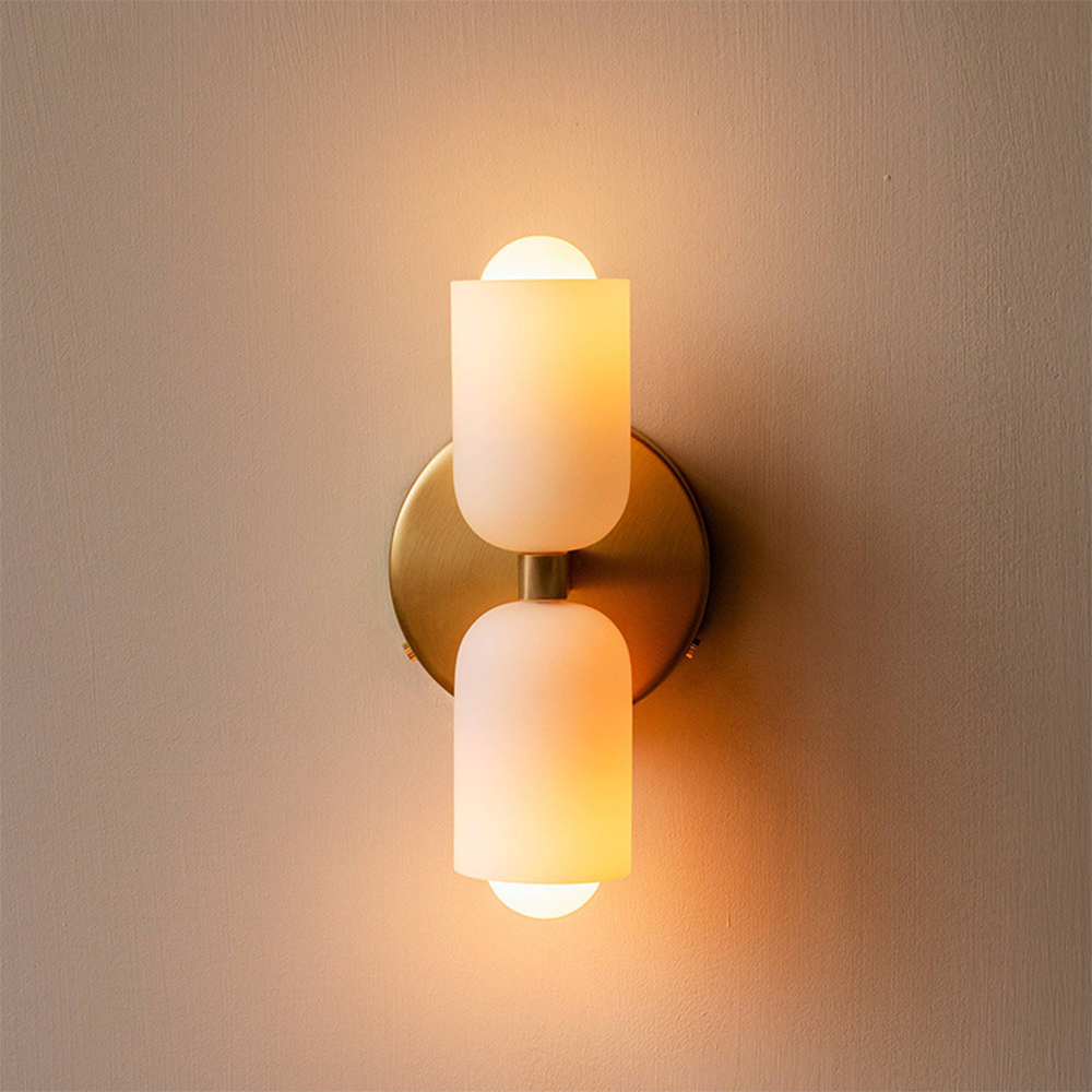 Gold Acrylic Wall Lamp