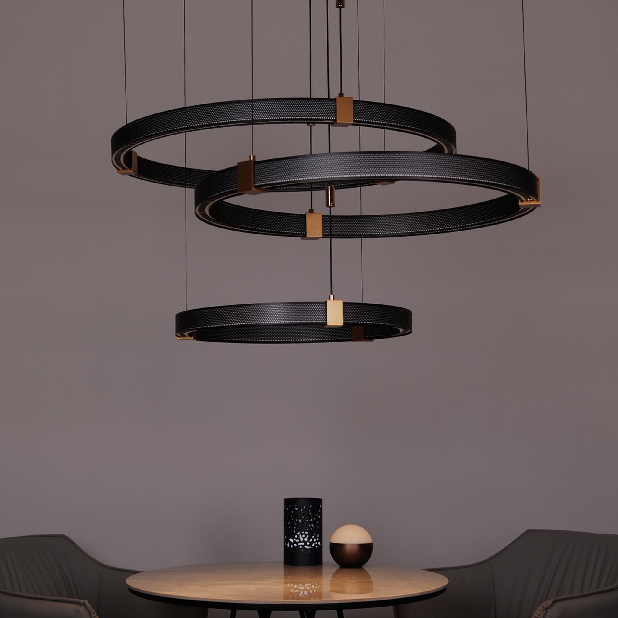 Matrix Rings Chandelier