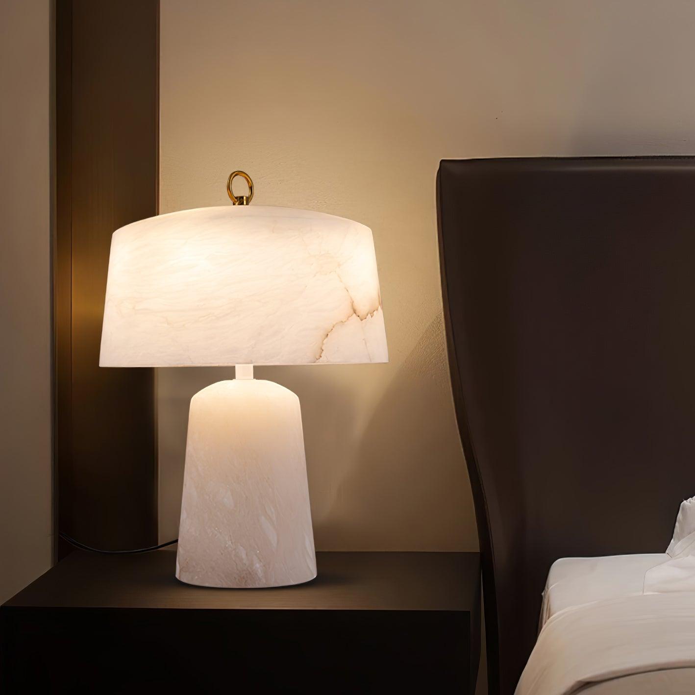 Aogashima Alabaster Table Lamp