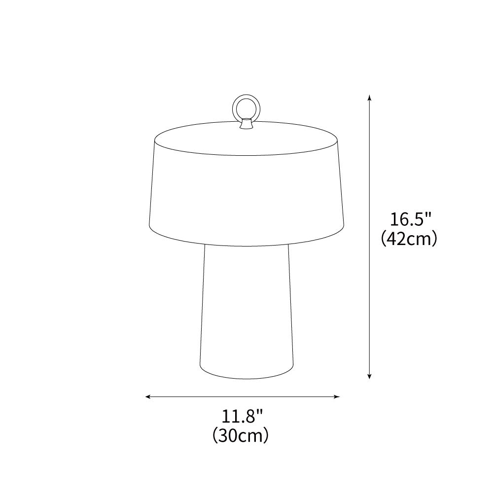 Aogashima Alabaster Table Lamp