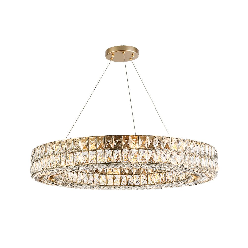 Luxury Style One Ring Crystal Chandelier - Living room