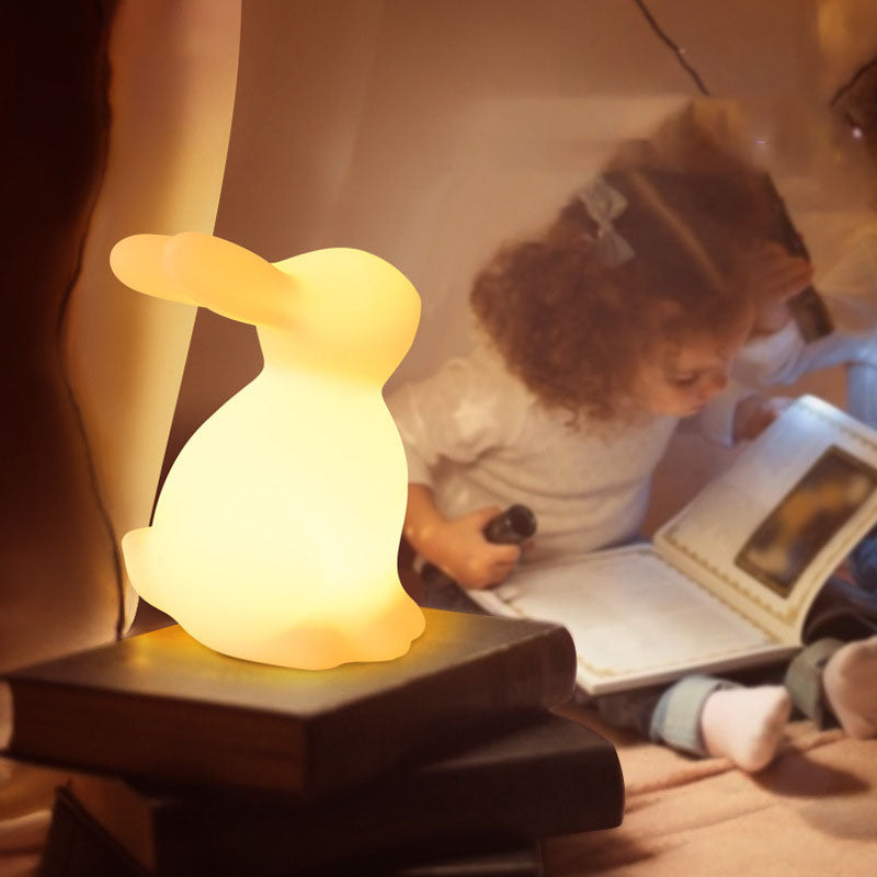 Contemporary Creative Rabbit PE LED Table Lamp for Bedroom