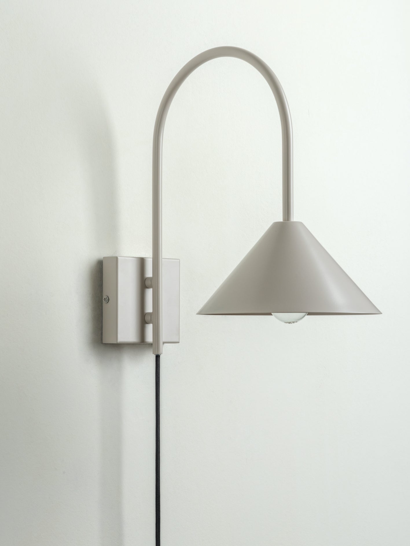 Orta - 1 light warm white cone wall light