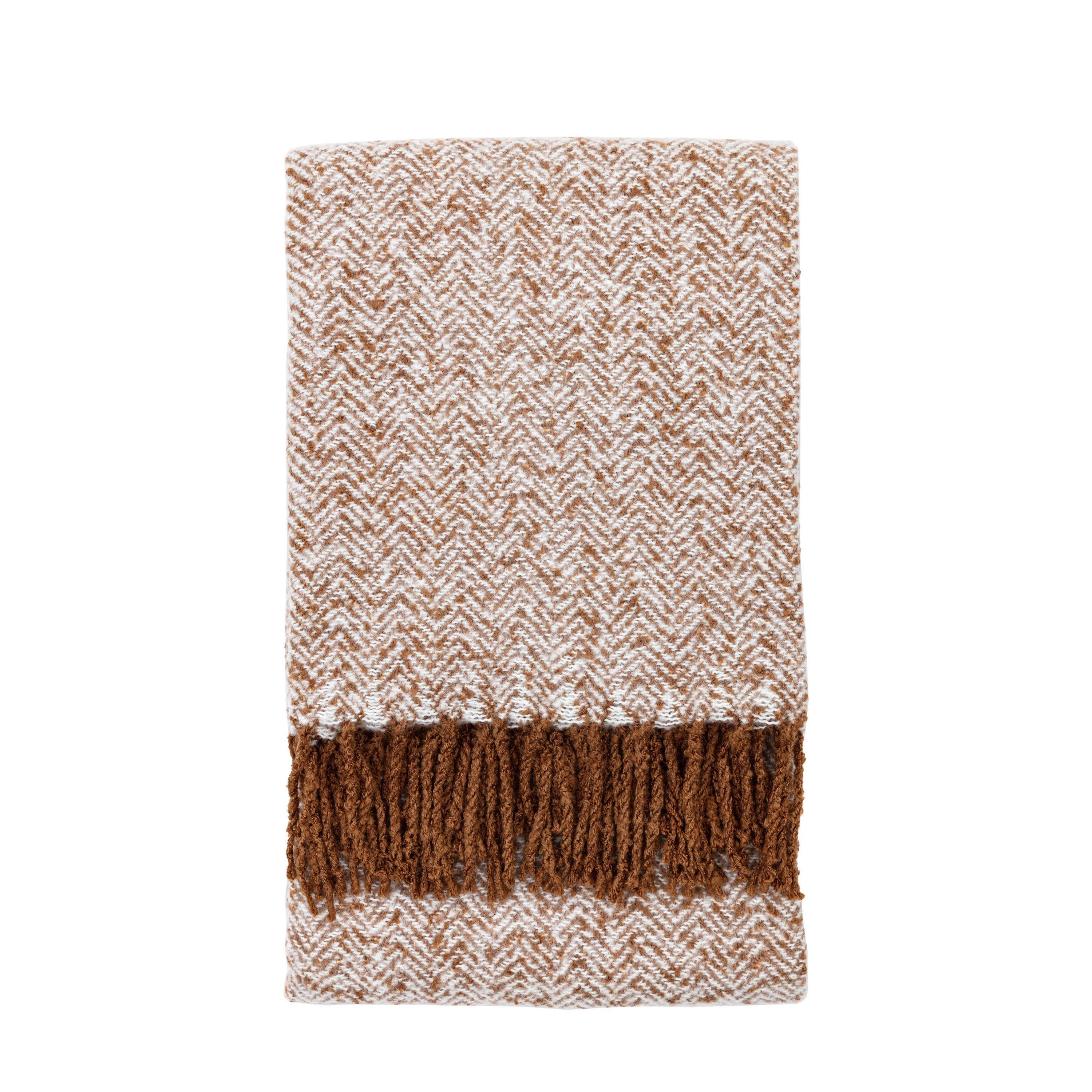 Parquet Faux Mohair Throw