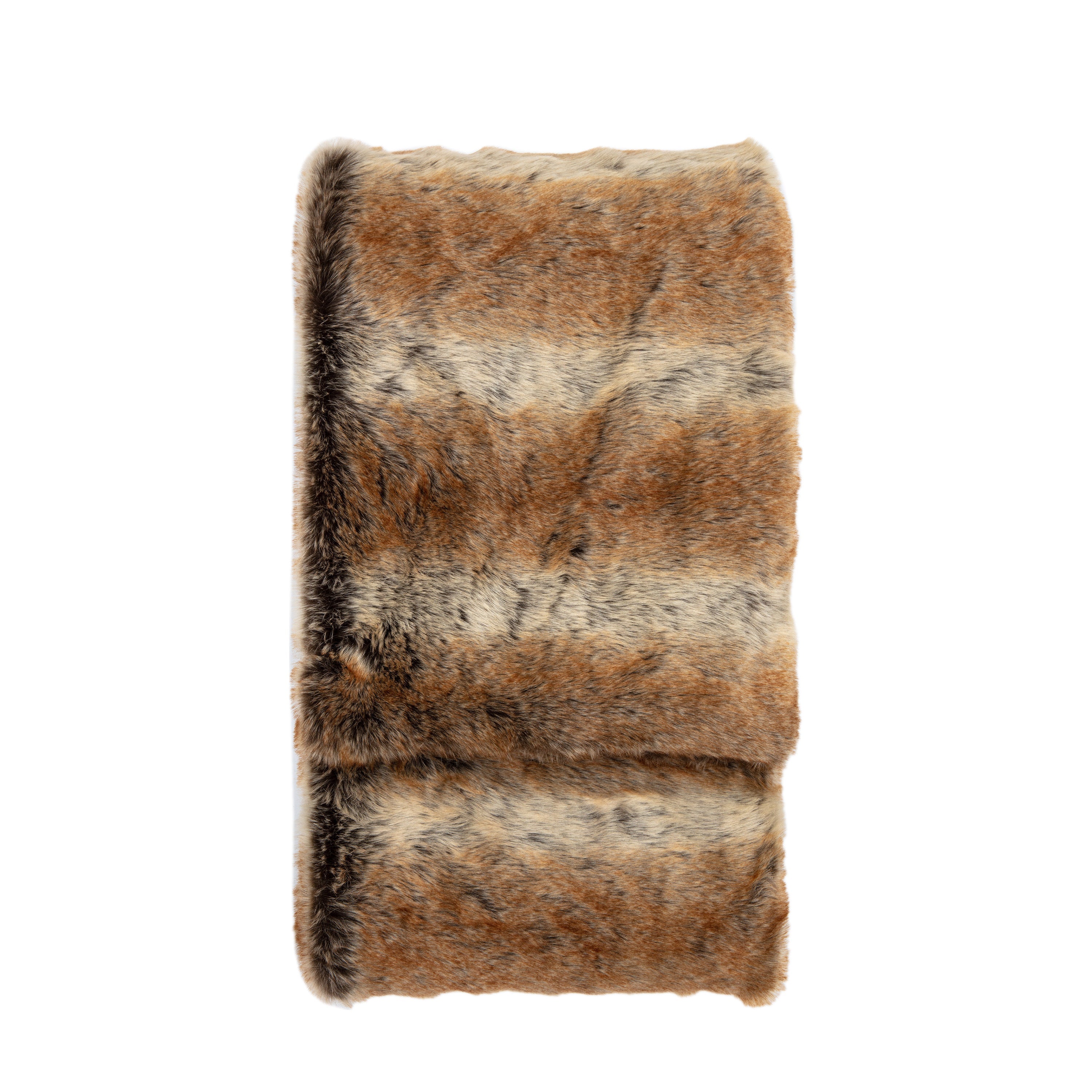 Marl Faux Fur Throw