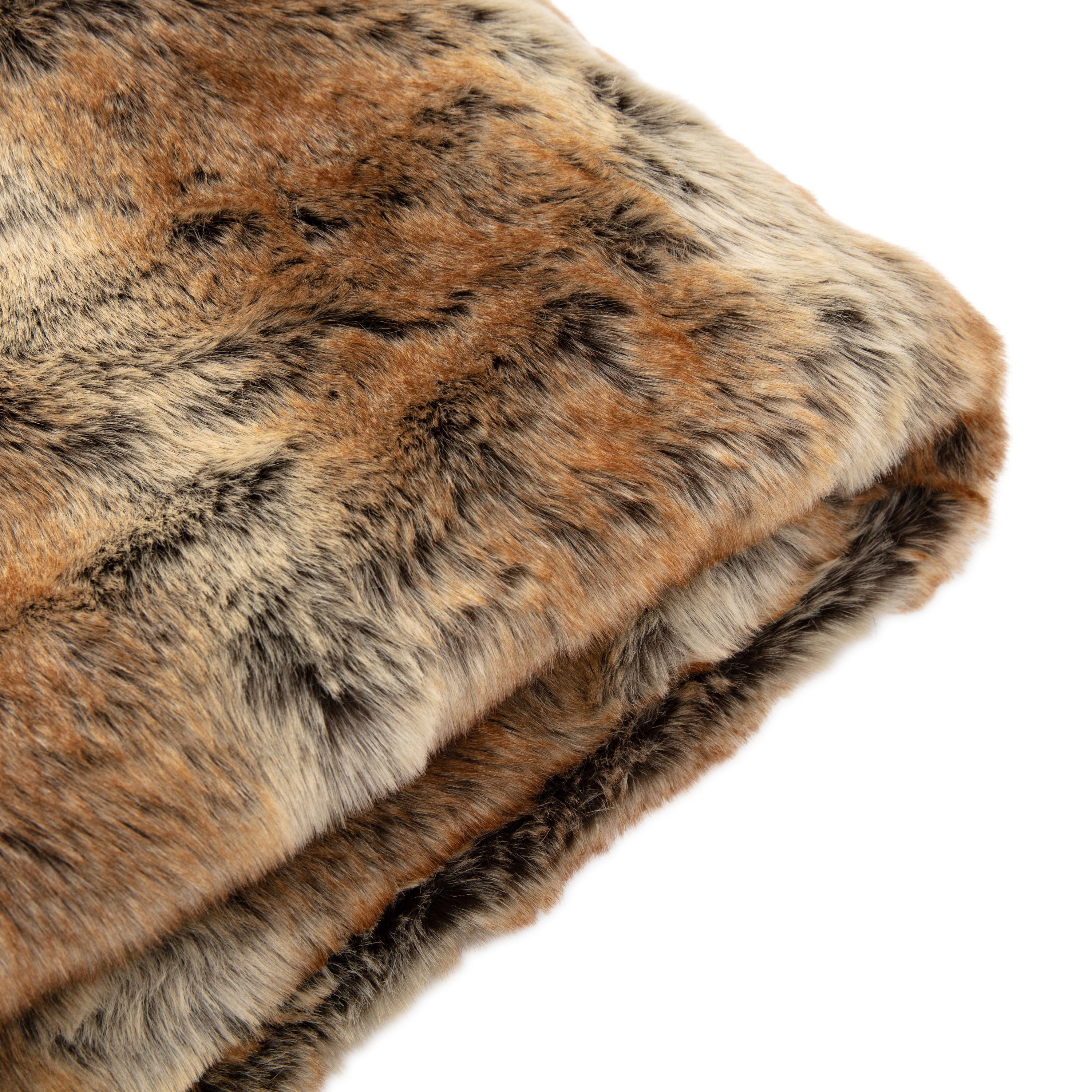 Marl Faux Fur Throw